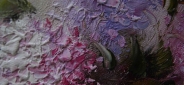 Картина "Сирень как дома" Цена: 8700 руб. Размер: 50 x 60 см. Увеличенный фрагмент.