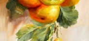 Картина "Сладкая груша" Цена: 8700 руб. Размер: 30 x 80 см.
