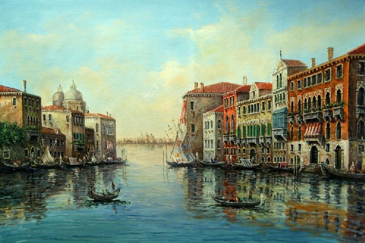 Картина "Солнечная Венеция" Цена: 18900 руб. Размер: 90 x 60 см.