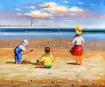 Картина "Солнечный пляж"