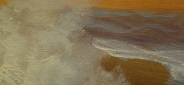 Картина "Спокойная бухта" Цена: 6900 руб. Размер: 60 x 50 см. Увеличенный фрагмент.