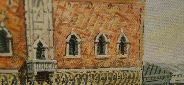 Картина "Старая Венеция" Цена: 14400 руб. Размер: 90 x 60 см. Увеличенный фрагмент.