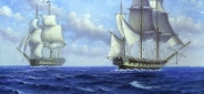 Картина "В море" Цена: 15400 руб. Размер: 90 x 60 см.