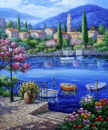 Картина "Весенняя Венеция" Цена: 7200 руб. Размер: 50 x 60 см.