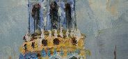 Картина "Виды Петербурга" Цена: 6700 руб. Размер: 60 x 50 см. Увеличенный фрагмент.