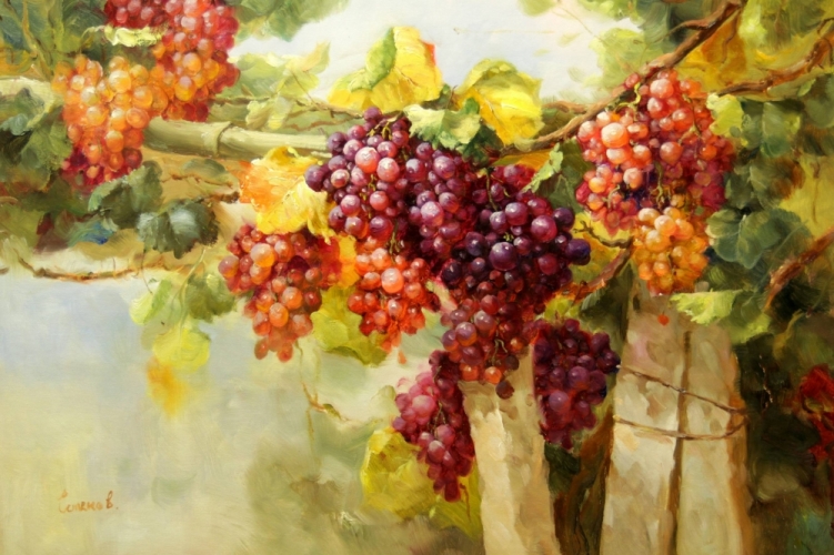 Картина "Виноградная лоза" Цена: 13900 руб. Размер: 90 x 60 см.