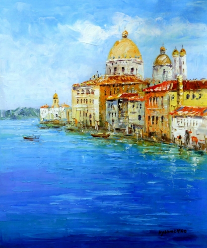 Картина "Яркая Венеция" Цена: 5700 руб. Размер: 50 x 60 см.