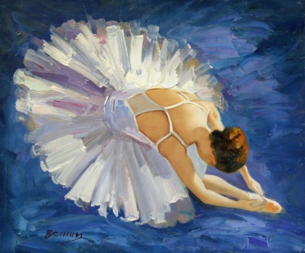 Картина "Юная балерина" Цена: 7200 руб. Размер: 60 x 50 см.