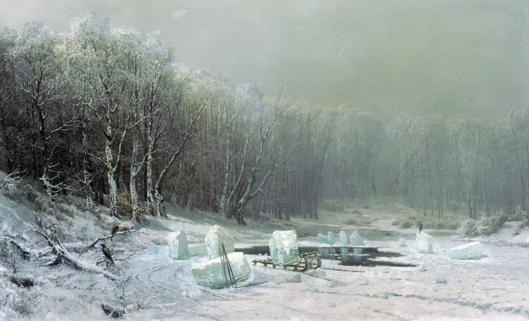 Картины о зиме известных русских художников