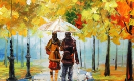 Картины маслом с изображением дождя - идея подарка