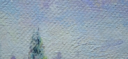 Картина "Моне Пейзаж" Цена: 8000 руб. Размер: 50 x 60 см. Увеличенный фрагмент.
