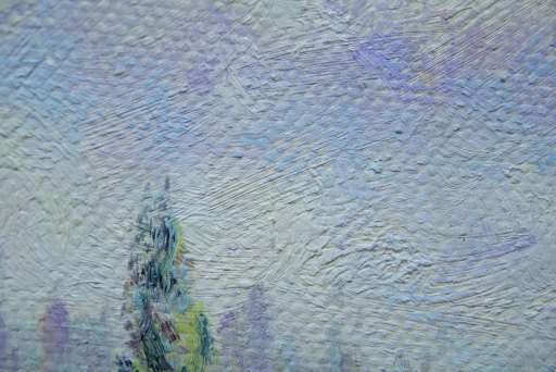 Картина "Моне Пейзаж" Цена: 6300 руб. Размер: 50 x 60 см. Увеличенный фрагмент.