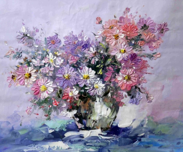 Картина "Летние цветочки" Цена: 9000 руб. Размер: 60 x 50 см.