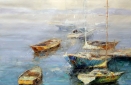 Картина "Спокойная гавань" Цена: 7200 руб. Размер: 80 x 80 см.