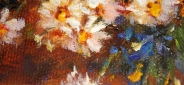Картина "Цветочное чудо" Цена: 7000 руб. Размер: 50 x 40 см. Увеличенный фрагмент.