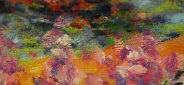 "Клод Моне сад художника в Живерни" Цена: 14000 руб. Размер: 90 x 60 см. Увеличенный фрагмент.