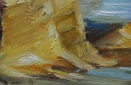 Картина "Крымский пляж" Цена: 6900 руб. Размер: 90 x 60 см. Увеличенный фрагмент.