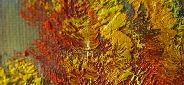 Картина "Осенний лес" Цена: 12600 руб. Размер: 90 x 60 см. Увеличенный фрагмент.