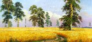 Картина маслом Шишкин - "Рожь" Цена: 20700 руб. Размер: 90 x 60 см.