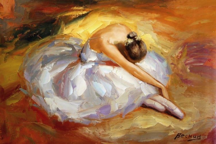 Картина "Балерина" Цена: 8500 руб. Размер: 90 x 60 см.