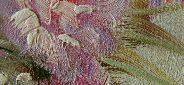 Картина "Букет с пионами" Цена: 4500 руб. Размер: 40 x 30 см. Увеличенный фрагмент.