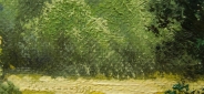 Картина "Июльский день" Левитан Цена: 8500 руб. Размер: 70 x 50 см. Увеличенный фрагмент.