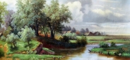 Репродукция картины "Пейзаж 1861" Каменева Цена: 13500 руб. Размер: 90 x 60 см.