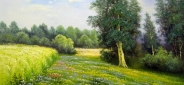 Картина "Июльский день" Левитан Цена: 8500 руб. Размер: 70 x 50 см.