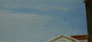 Картина "Центральный канал" Цена: 6400 руб. Размер: 100 x 30 см. Увеличенный фрагмент.