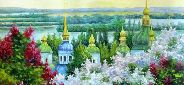 Картина  "Церковь в сирене" Цена: 11500 руб. Размер: 70 x 50 см.