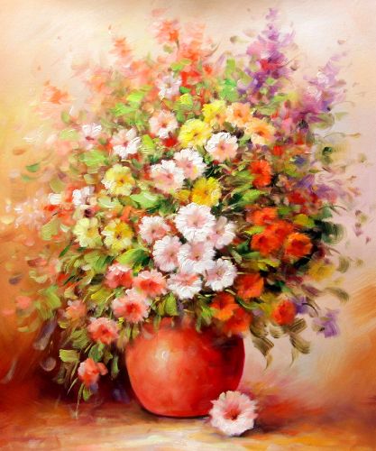 Картина "Цветик-семицветик" Цена: 7200 руб. Размер: 50 x 60 см.