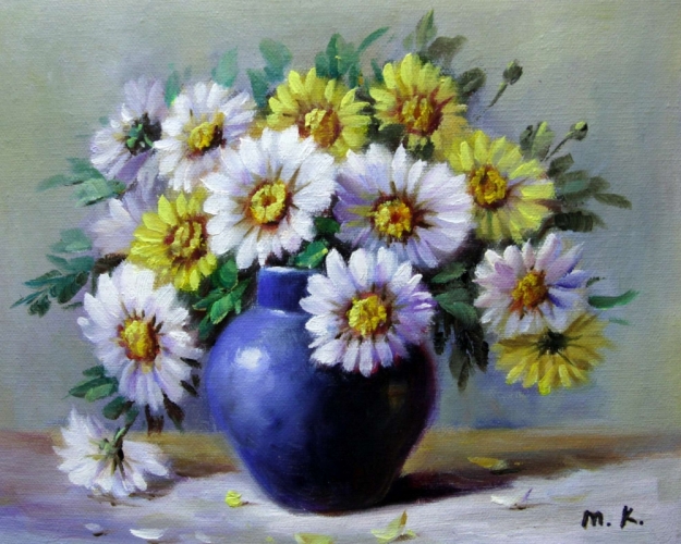 Картина "Маленькие цветочки" Цена: 4900 руб. Размер: 25 x 20 см.