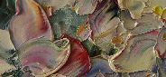 Картина "Цветы мастихином" Цена: 9200 руб. Размер: 60 x 50 см. Увеличенный фрагмент.