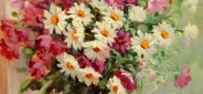 Картина "Цветы на окне" Цена: 9700 руб. Размер: 50 x 60 см.