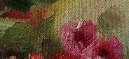 Картина "Цветы на столе" Цена: 6600 руб. Размер: 50 x 60 см. Увеличенный фрагмент.