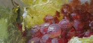 Картина "Дынька" Цена: 3400 руб. Размер: 20 x 25 см. Увеличенный фрагмент.