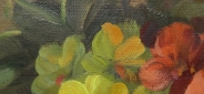 Картина "Голландский букет" Цена: 11200 руб. Размер: 60 x 90 см. Увеличенный фрагмент.