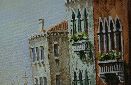 Картина "Гондольеры Венеции" Цена: 7600 руб. Размер: 50 x 60 см. Увеличенный фрагмент.
