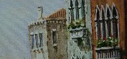 Картина "Гондольеры Венеции" Цена: 8500 руб. Размер: 50 x 60 см. Увеличенный фрагмент.