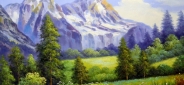 Картина "Горы" Цена: 17200 руб. Размер: 90 x 60 см.