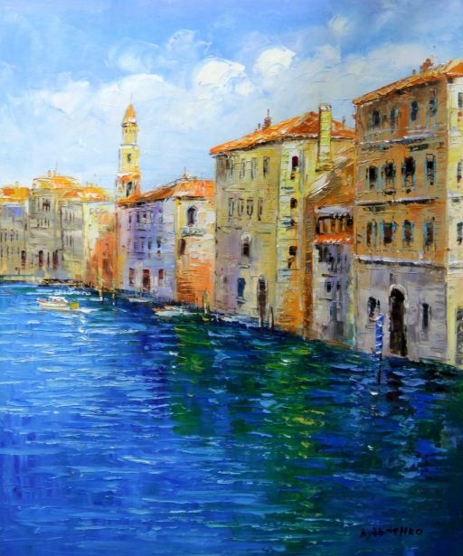 Картина "Гостеприимная Венеция" Цена: 4500 руб. Размер: 50 x 60 см.