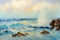 Картина "Камни и море"