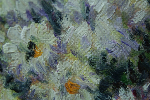 Картина маслом "Клод Моне хризантемы 1878" Цена: 8500 руб. Размер: 60 x 50 см. Увеличенный фрагмент.