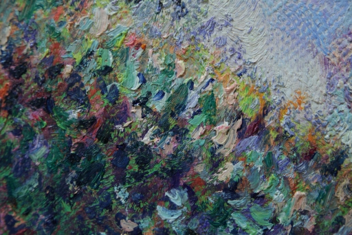 Картина "Клод Моне Парк Монсо" Цена: 12500 руб. Размер: 90 x 60 см. Увеличенный фрагмент.