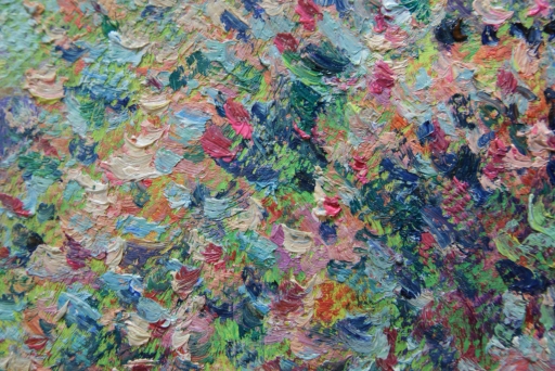 Картина "Клод Моне Парк Монсо" Цена: 12500 руб. Размер: 90 x 60 см. Увеличенный фрагмент.