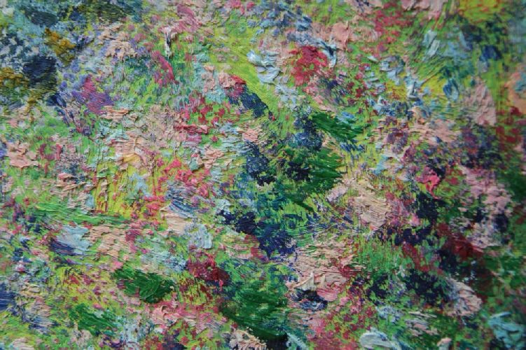 Картина "Клод Моне Парк Монсо" Цена: 14300 руб. Размер: 90 x 60 см. Увеличенный фрагмент.