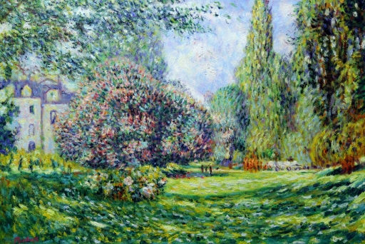 Картина "Клод Моне Парк Монсо" Цена: 12500 руб. Размер: 90 x 60 см.