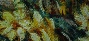 Картина маслом "Клод Моне топинамбур" Цена: 8500 руб. Размер: 50 x 60 см. Увеличенный фрагмент.