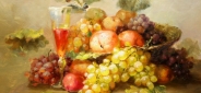 Картина "Корзина фруктов" Цена: 9700 руб. Размер: 60 x 50 см.