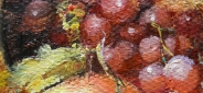 Картина маслом "Корзиночка" Цена: 5000 руб. Размер: 40 x 30 см. Увеличенный фрагмент.